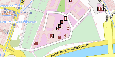 Stadtplan Mariä-Gewandniederlegungs-Kirche Moskau