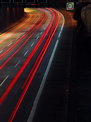 Fotos Autobahn bei Nacht