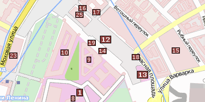 Lenin-Mausoleum Stadtplan
