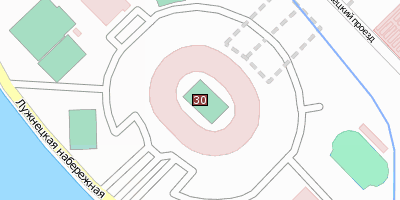 Stadtplan Olympiastadion Luschniki