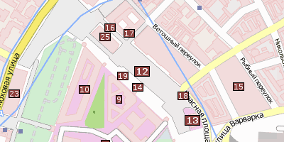Stadtplan Roter Platz Moskau